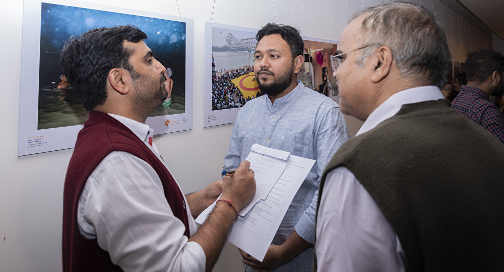 An exhibition of works by winners of the Andrei Stenin International Photo Contest opens on Friday in the Indian capital of New Delhi. The All India Fine Arts & Crafts Society gallery will display several dozens of photos taken by the world's best young photojournalists An exhibition of works by winners of the Andrei Stenin International Photo Contest opens on Friday in the Indian capital of New Delhi. The All India Fine Arts & Crafts Society gallery will display several dozens of photos taken by the world's best young photojournalists