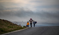 Asylum seekers on move to reach Europe