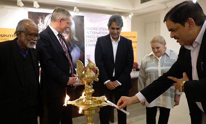 The opening ceremony of the exhibition was attended by Olga Dycheva,  Alexander Shtol,  Denis Alipov, Russian ambassador to India, Ashwani Mahajan,  Sudhir Chaudhary.