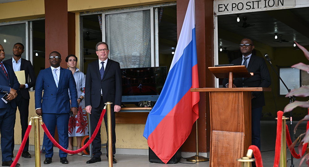 The opening ceremony of the exhibition was attended by Russian Ambassador to the Democratic Republic of the Congo Alexei Sentebov.