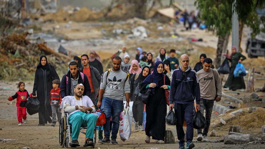 “Escaping Death: Gaza’s Forced Displacement”