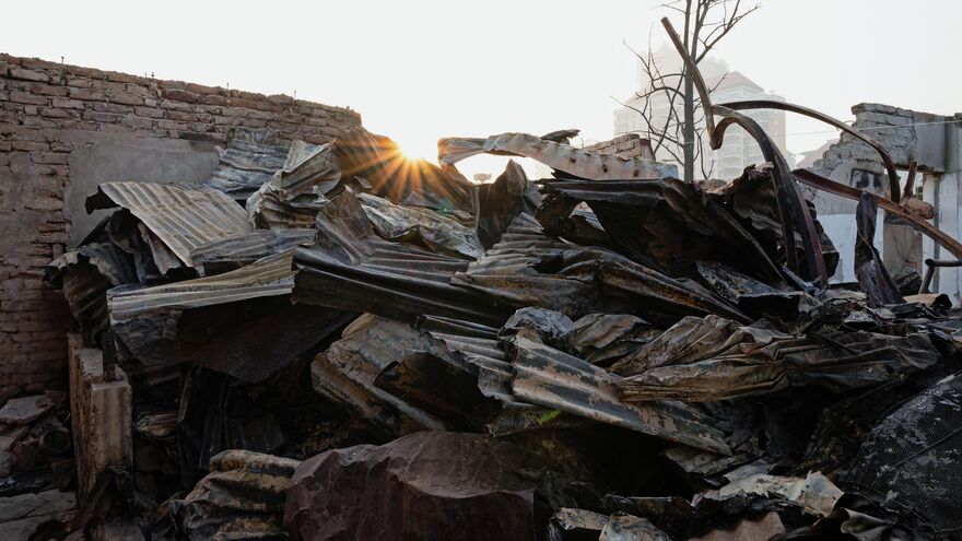 Sunrise Through the Ruins