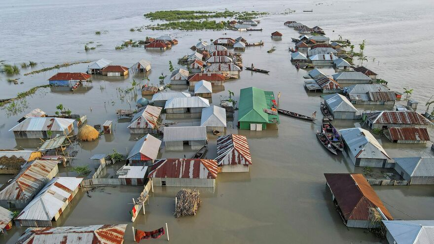 Village Under Water