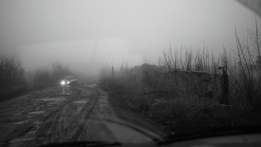 The opposite lane
