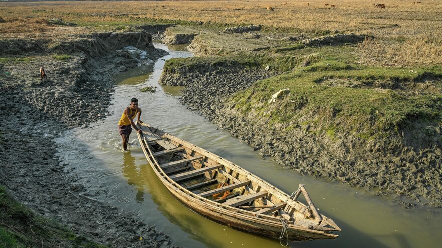 A fisherman 