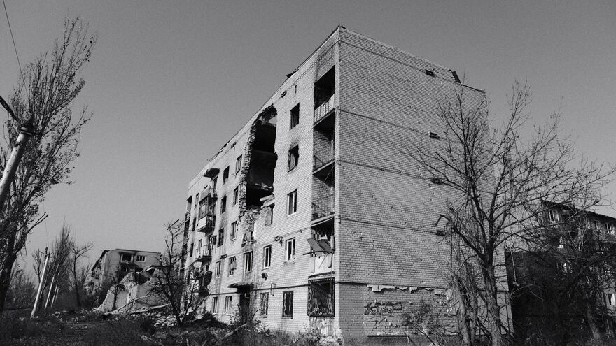 This building was shelled